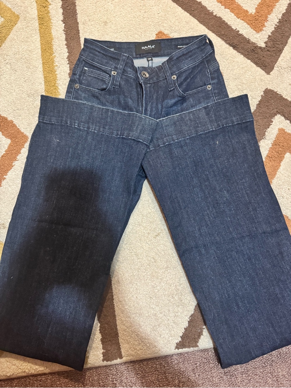 Abella Dark Blue Boot Cut Jeans